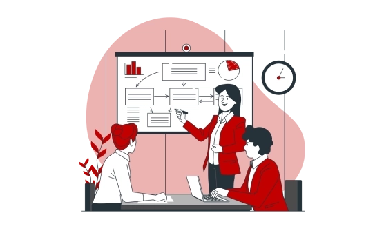 réunion de projet SEO