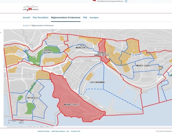 réglementation d'urbanisme site urbamonaco